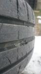 15-col, rabljene letne pnevmatike na Alu platiščih, Dunlop 195/65