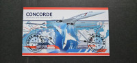 Concorde, letala - Burkina Faso 2023 - blok 2 znamk, žigosan (Rafl01)