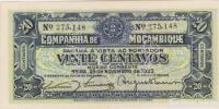 BANK.20 CENTAVOS PR29 (MOZAMBIK) 1933. UNC