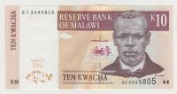 Malawi Malavi 10 kwacha 2004 UNC