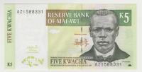 Malawi Malavi 5 kwacha 2004 UNC
