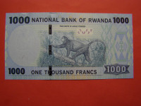 RUANDA (RWANDA) 2015 - 1000 FRANKOV - PRODAM