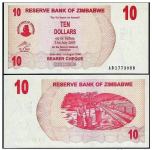 ZIMBABWE - 10 dollars 2006 UNC