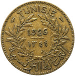 LaZooRo: Tunizija 1 Franc 1926 1344 XF