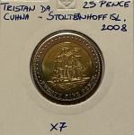 Tristan da Cuhna 25 Pence 2008 Stoltenhof Island