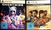 4x PS5: Ghostrunner, Ghostwire Tokyo, Uncharted Legacy (Playstation 5)