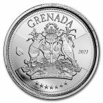 1 oz SREBRNIK Caribbean Ounce 2 dollars GRENADA GRB 2021 (otaku)