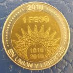 1 peso 2010 vf Argentina