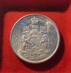 KANADA 50 cents 1965 srebrnik