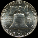 LaZooRo: ZDA Združene države 1/2 Dollar 1963 D UNC - srebro