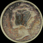 LaZooRo: Združene države 10 Cents 1 dime 1936 XF / UNC  - srebro