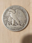Srebrnik Amerika half dolar 1943