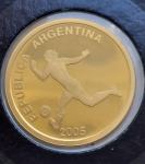 Zlatnik 10 Pesos Argentina 2005. ( World Cup Germany 2006 )