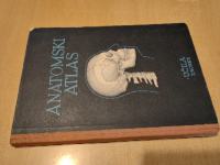 Stari učbeniki - Anatomski atlas / Franjo Dolenec / hrvaško