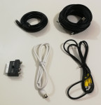 Kabli in adapterji za starejše televizorje - SCART, Delock, RCA, audio