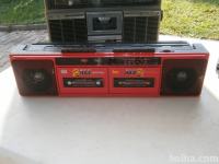 Vintage ALF Doppel Stereo Kasetar, delujoč in ohranjen