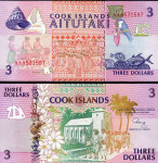 KUKOVI OTOKI / COOK ISLANDS 3 $ - 3 dolarje 2009 UNC