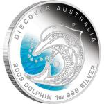 1oz srebrnik delfina  DOLPHIN - DISCOVER AUSTRALIA 2009 DREAMING