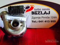 TURBINA / turbo polnilnik MERCEDES 320 CDI #734899-0001