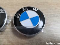 BMW sredinski pokrovi za platišča, 68mm 36 13 6 783 536 navadna ali M