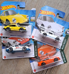 Hot Wheels, Porsche, komplet, kolekcija 4x avto