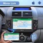 Podofo 1DIN Carplay, Android Auto, Bluetooth