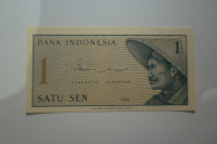 Bankovec INDONEZIJA 1 SEN 1964 UNC