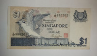 Prodam bankovec 1 dolar Singapur