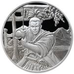 1 oz SREBRNIK - Fiji 2022 Ancient Warriors SAMURA samuraj (otaku)