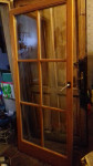 balkonska vrata lesena-samo krilo 83,86x20cm