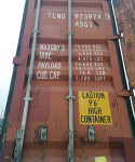 40'HC  kontejner - ladijski, rabljen, vodotesen