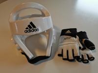 Adidas WT Fighter čelada in rokavice, taekwando