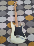 Fender Stratocaster Road Worn player MN Olympic White