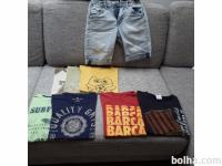 Majice Nike FCB, Tom Tailor, jeans hlače 140 8 - 10 let