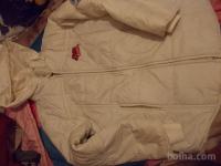 Dekliška bunda- krem bela barva vel.13-14let