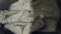 Nosečniška bunda-srebrno siva, vel L-XL