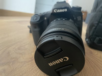 Canon EOS 70D (w) + Lens EFS 18-135mm + torba