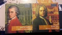 CD-ji s klasično glasbo; Mozart, Bach, razno
