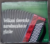 VELIKANI SLOVENSKE NARODNOZABAVNE GLASBE 4 CD