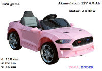Otroški avto na akumulator BBH-718A (roza ali moder) 12V