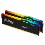 KINGSTON Fury Beast | RGB | 64GB (2x32GB) | 6000MT/s | DDR5 | CL38 EXP