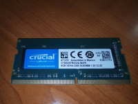 Crucial 8gb DDR4 3200 SODIMM CL22