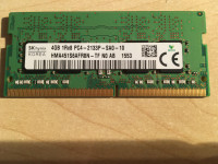 RAM 4 GB DDR4 SODIMM 2133 MHZ