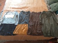 4 obleke za deklico Zara, Okaidi, Cool kids  št.152/164,11/12/13 let