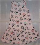 NOVA dekliška obleka brez rokavov Disney Minnie H&M 134/140, 8-10 let