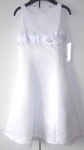 Nova dolga bela obleka za 1. obhajilo za deklico Weise št.128/134