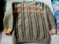 pulover za punčko ročno delo  116,128,128
