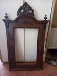 Starinsko leseno ogledalo