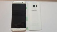 Galaxy S7 Edge Zaslon + Backglass Bela