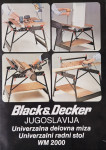 Delovna miza Black&Decker WM2000